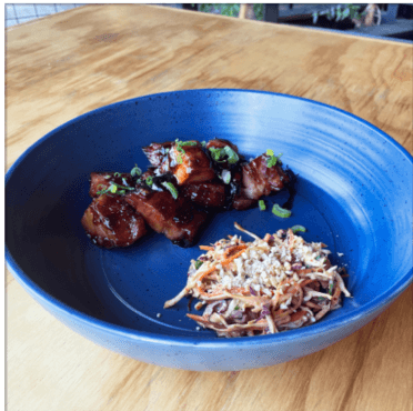 Pork belly bites