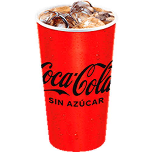 Coca sin azucar Mediano
