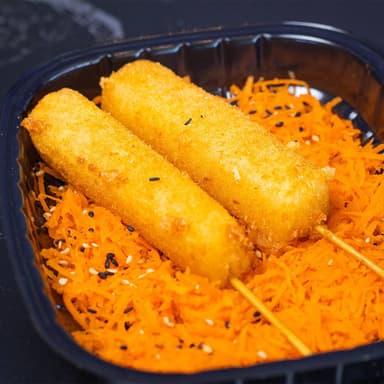Brochetas Empanizadas  (Queso)