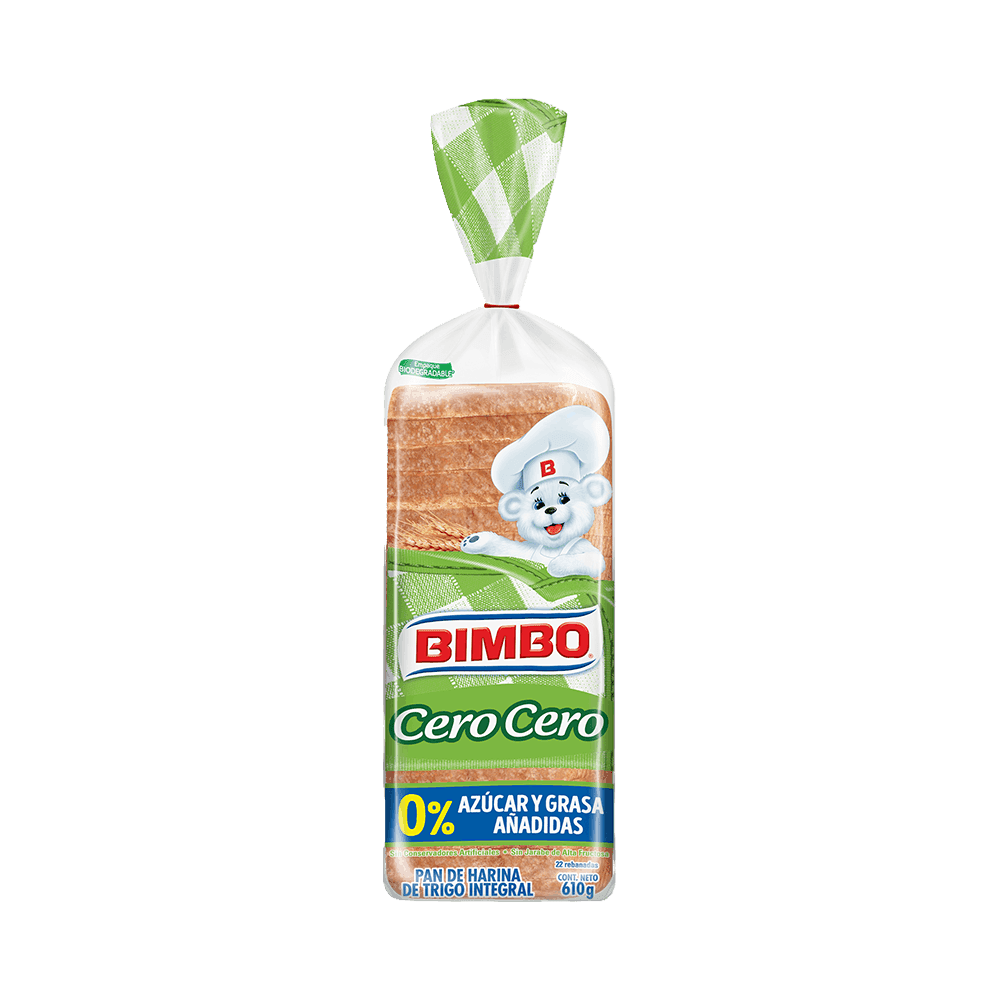 Pan Bimbo Cero Cero 610g