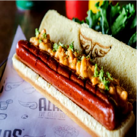 Hot Dog Macarrones con queso