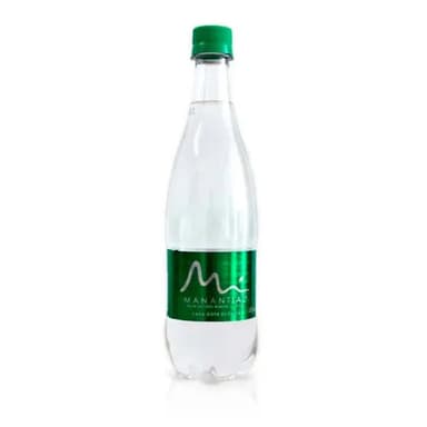 Agua manantial con Gas 600 Ml.
