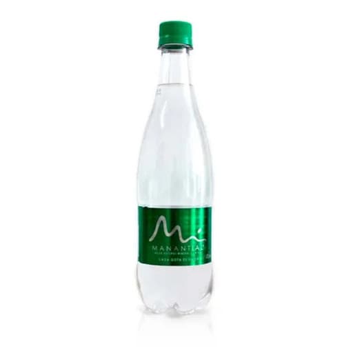 Agua manantial con Gas 600 Ml.