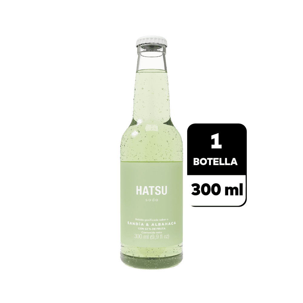Hatsu Sandía Albahaca 300 ml