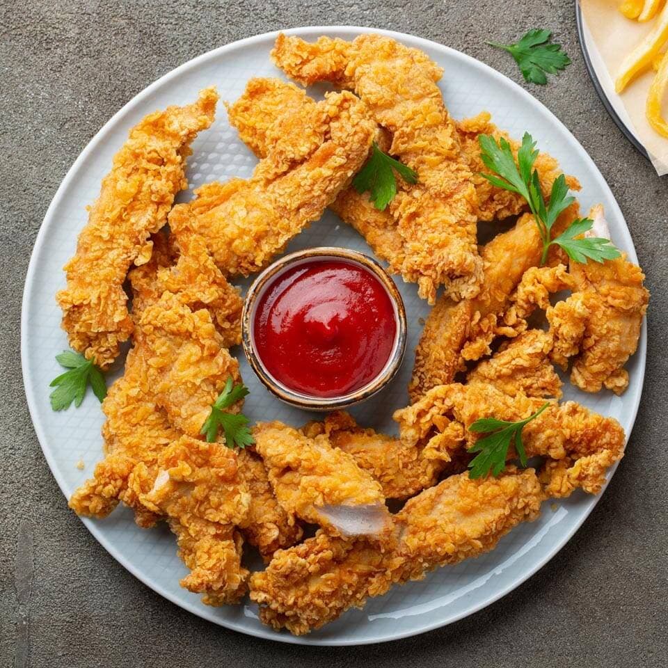 Palitos de Pollo Agrandados