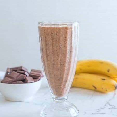 Licuado de Plátano con Chocolate
