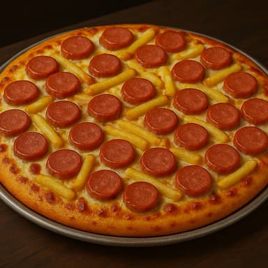 Combo Pizza 25 Cm Festin Salchi Papa + Francesa