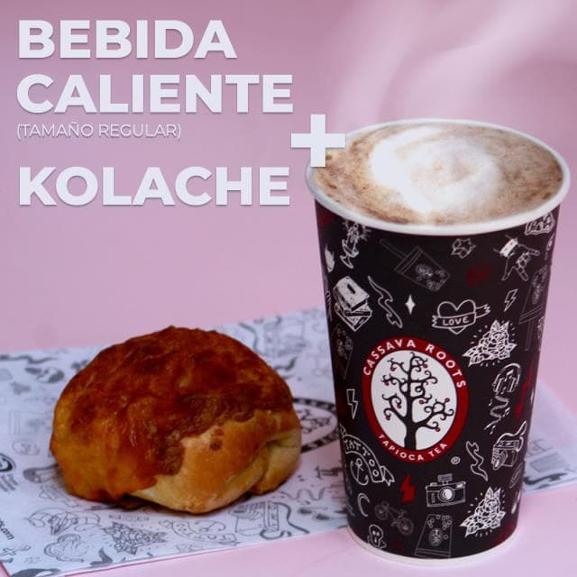 COMBO KOLACHE + BEBIDA CALIENTE TARO