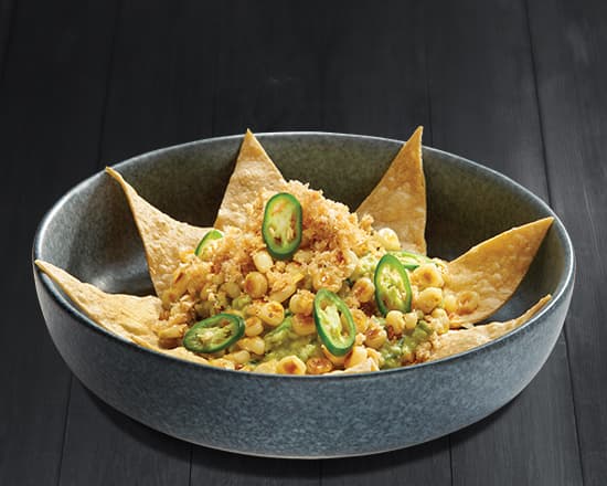 Guacamole con Chicharrón y Esquites