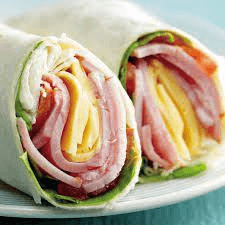 Wraps Mega Jamon + jugo natural 16 onz