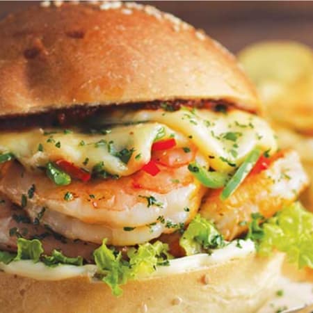 Hamburguesa de Camarón La 91