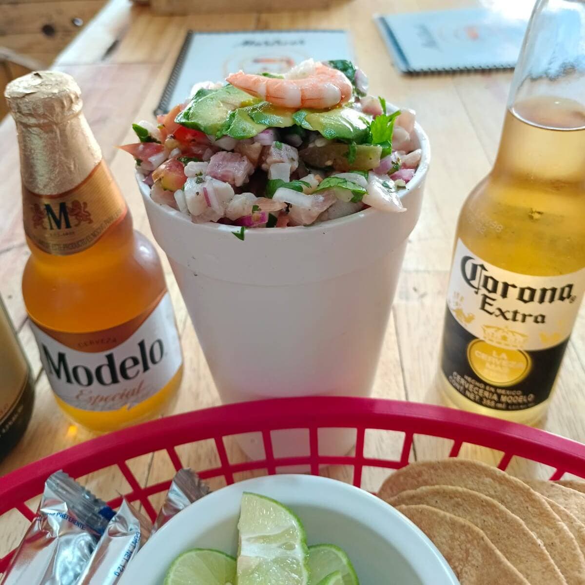 Litro de Ceviche de Camarón
