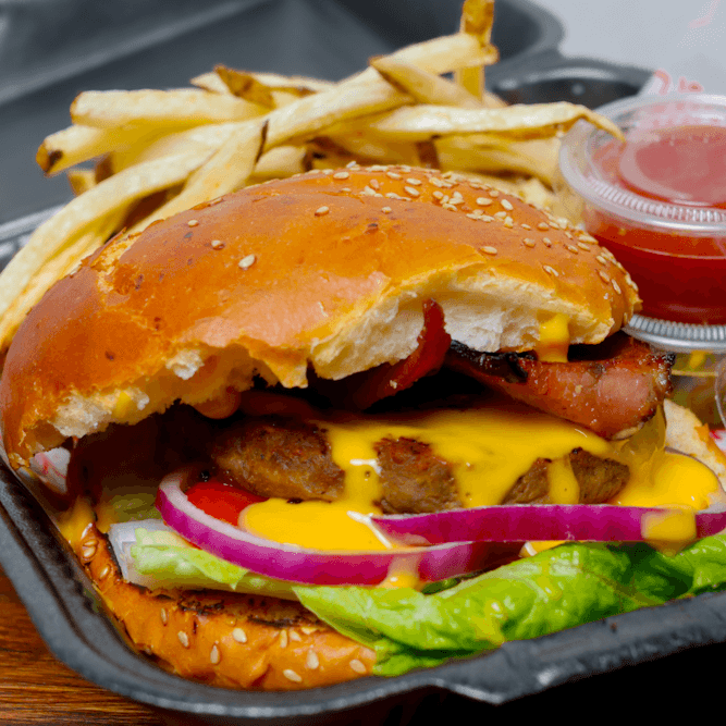 Hamburguesa Arrachera