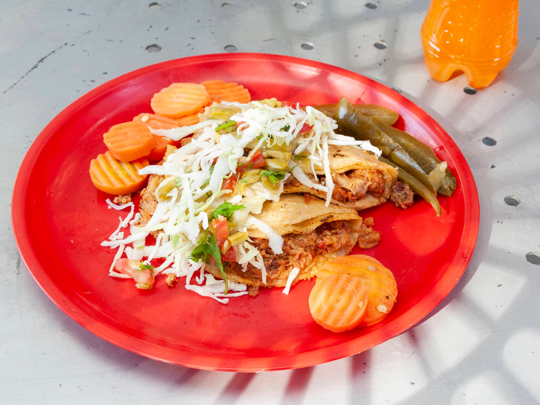 4 Tacos de Chicharron