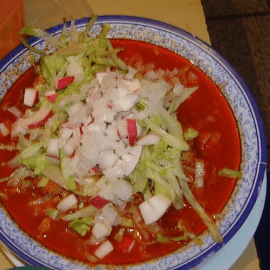 Pozole sin Carne