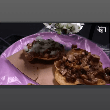 Tostada de tripitas