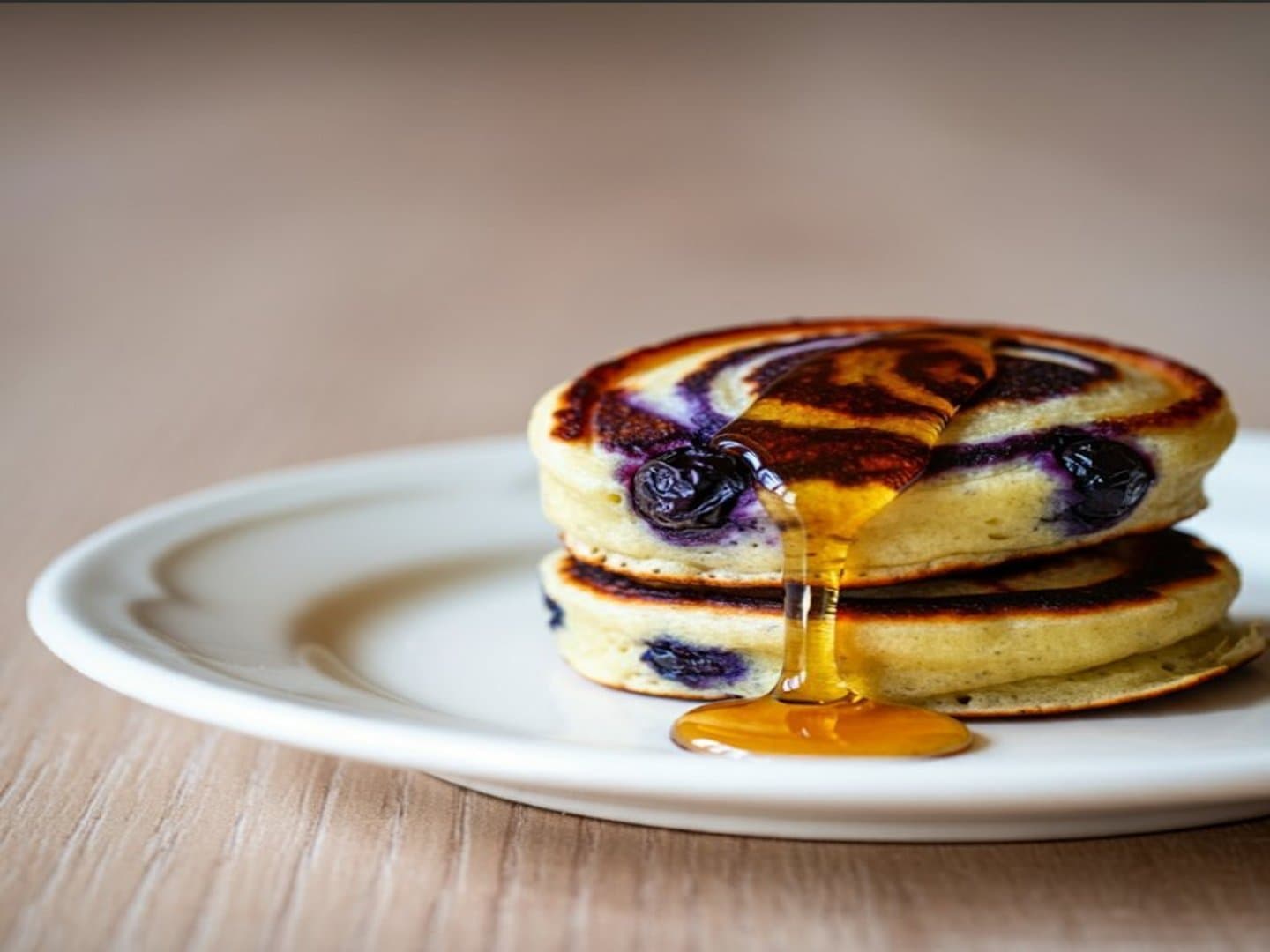 Mini Pancakes de Arándanos