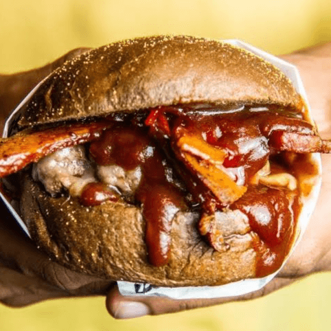 Hamburguesa BBQ Doble chica
