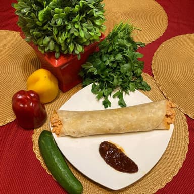 Burrito de Chuleta de Puerco con Chipotle de Harin