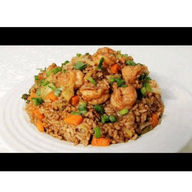 Medio Arroz con Pollo y Camarones