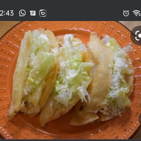 Quesadilla Papas con Queso