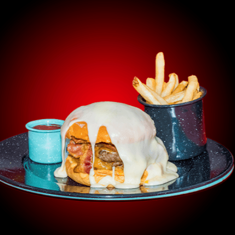 Hamburguesa Daddy Shark + Refresco de 600ml