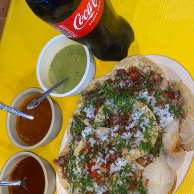 Orden de 10 Tacos de Pastor + Coca Cola 600 Ml.