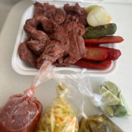 1 Kg de Arrachera Asada para 4 Personas