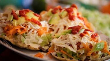 Tostadas de Pollo Orden 3pzs.