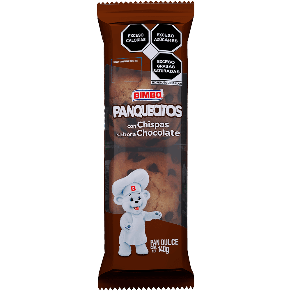 Pan dulce Panquecitos Bimbo 140 gr