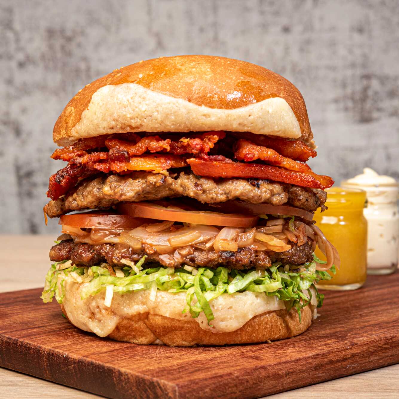Hamburguesa Doble con Tocineta