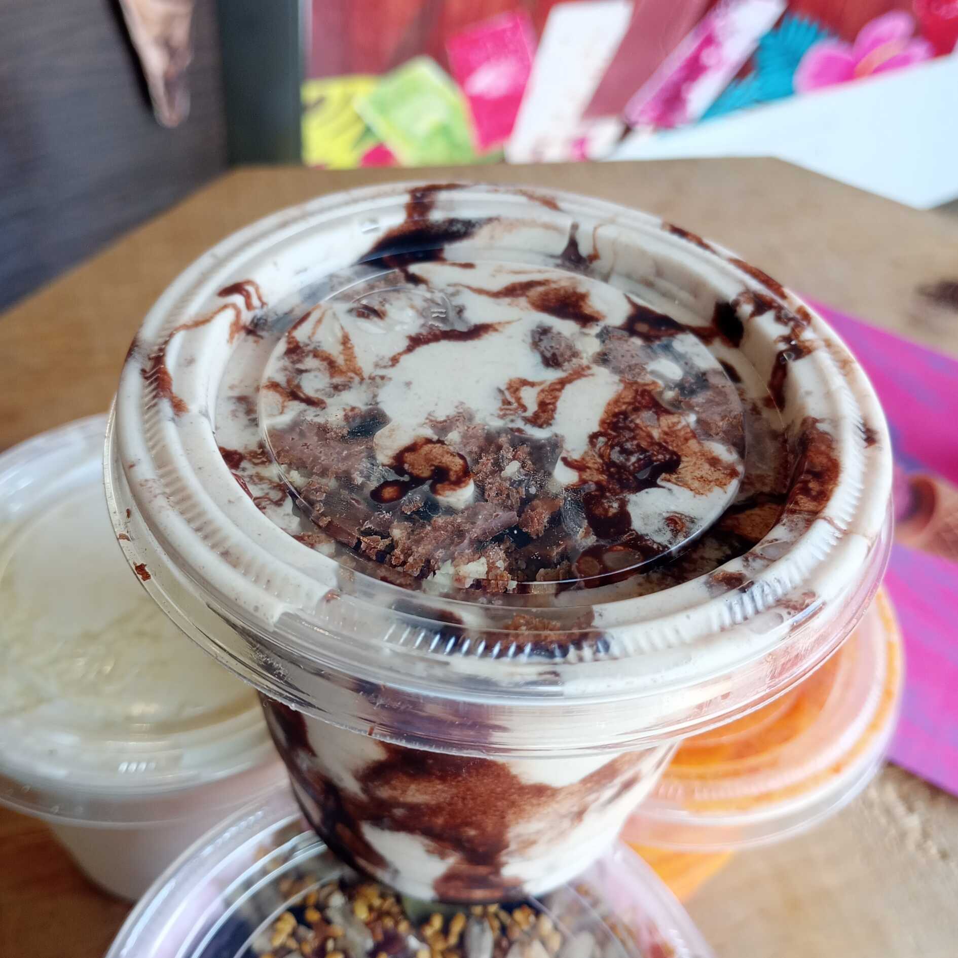 Helado de kinder delice