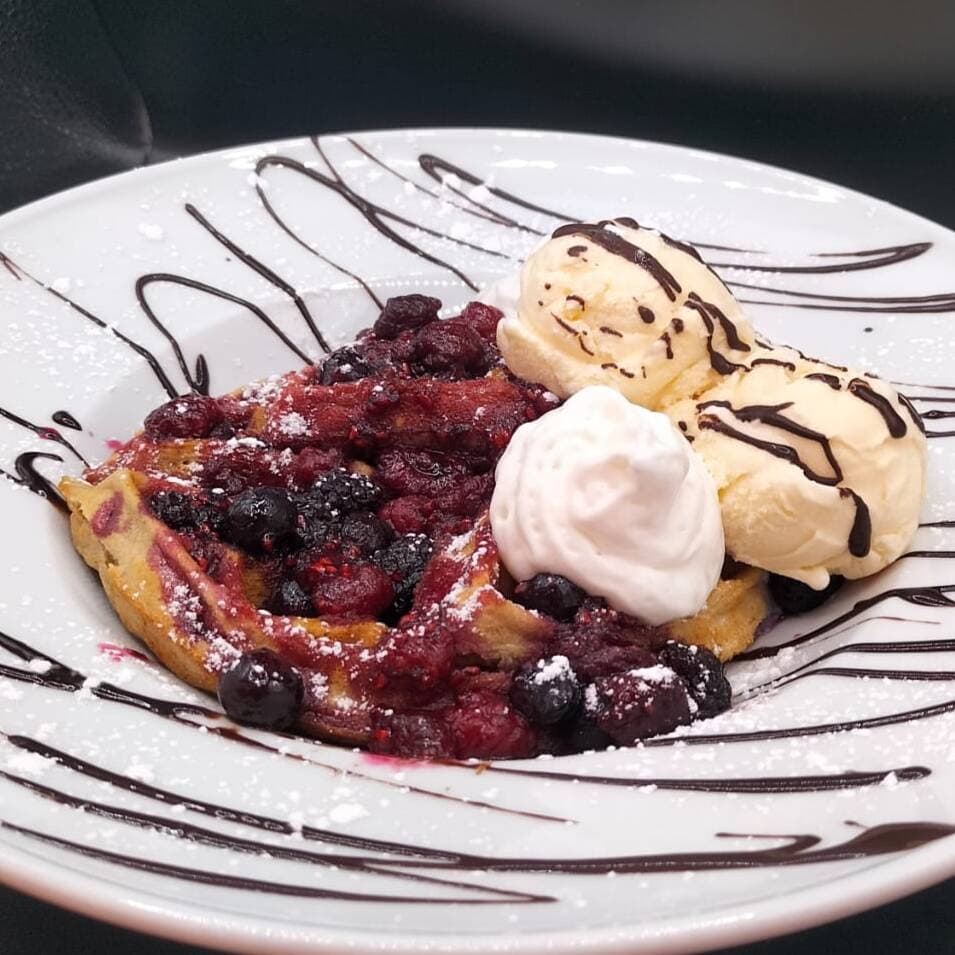 Waffles de Tocino