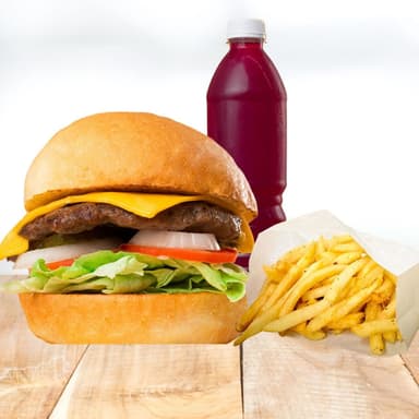 Combo Cheese burger