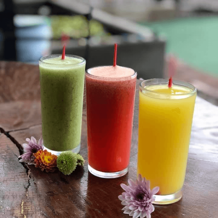Jugo Naranja con Fresa
