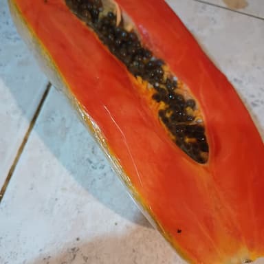 Licuado de papaya en agua