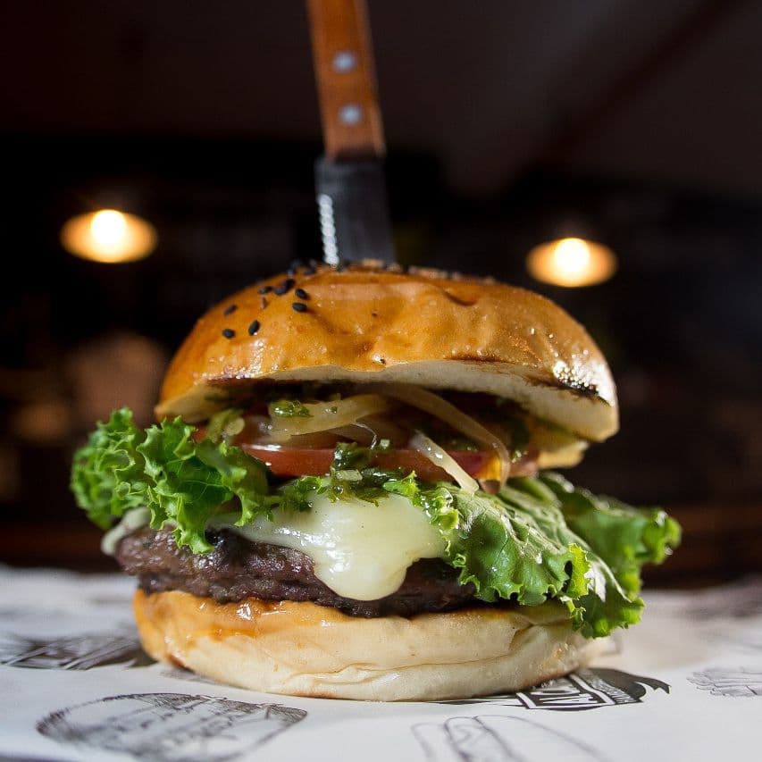 Hamburguesa de arrachera doble