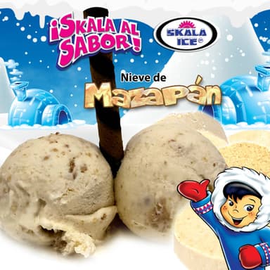 Helado de Mazapán  1/2 Litro