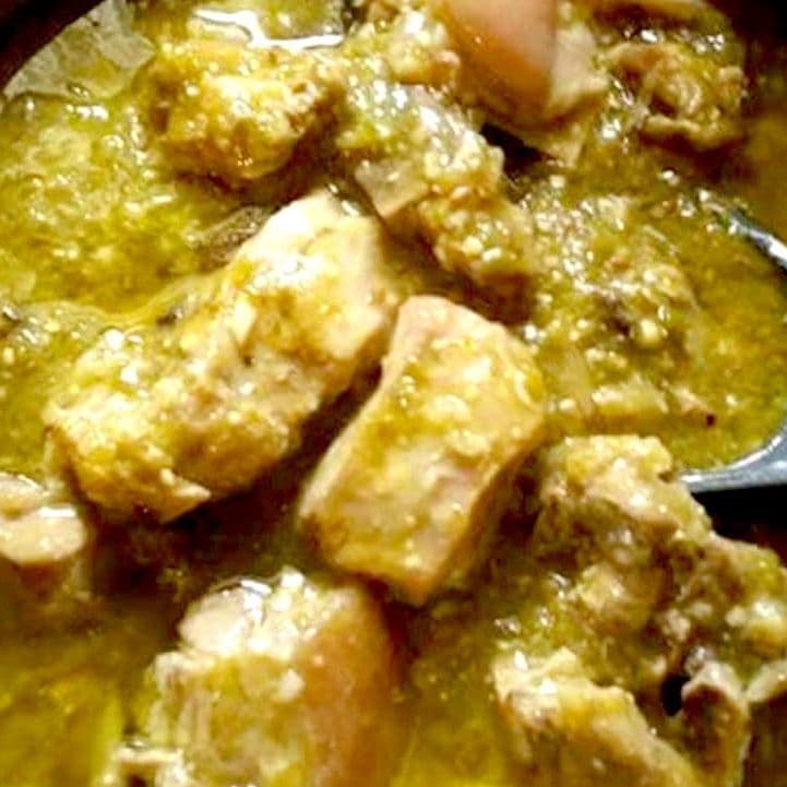 Carne  de Puerco en Salsa Verde