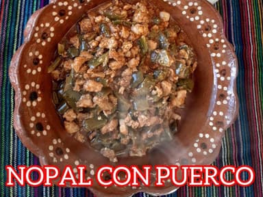 Nopal con Puerco