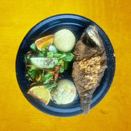 Mojarra al Mojo de Ajo (Grande)