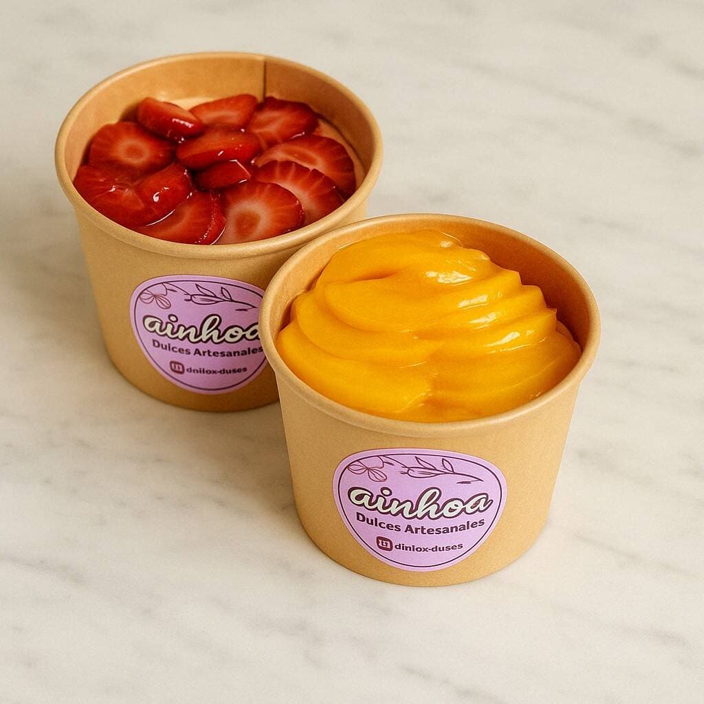 Tartaleta de Fresas + Tartaleta de Durazno