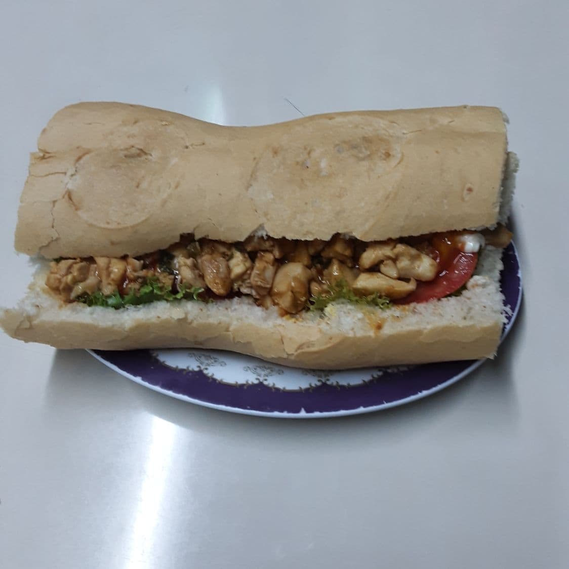Emparedado de Pollo.