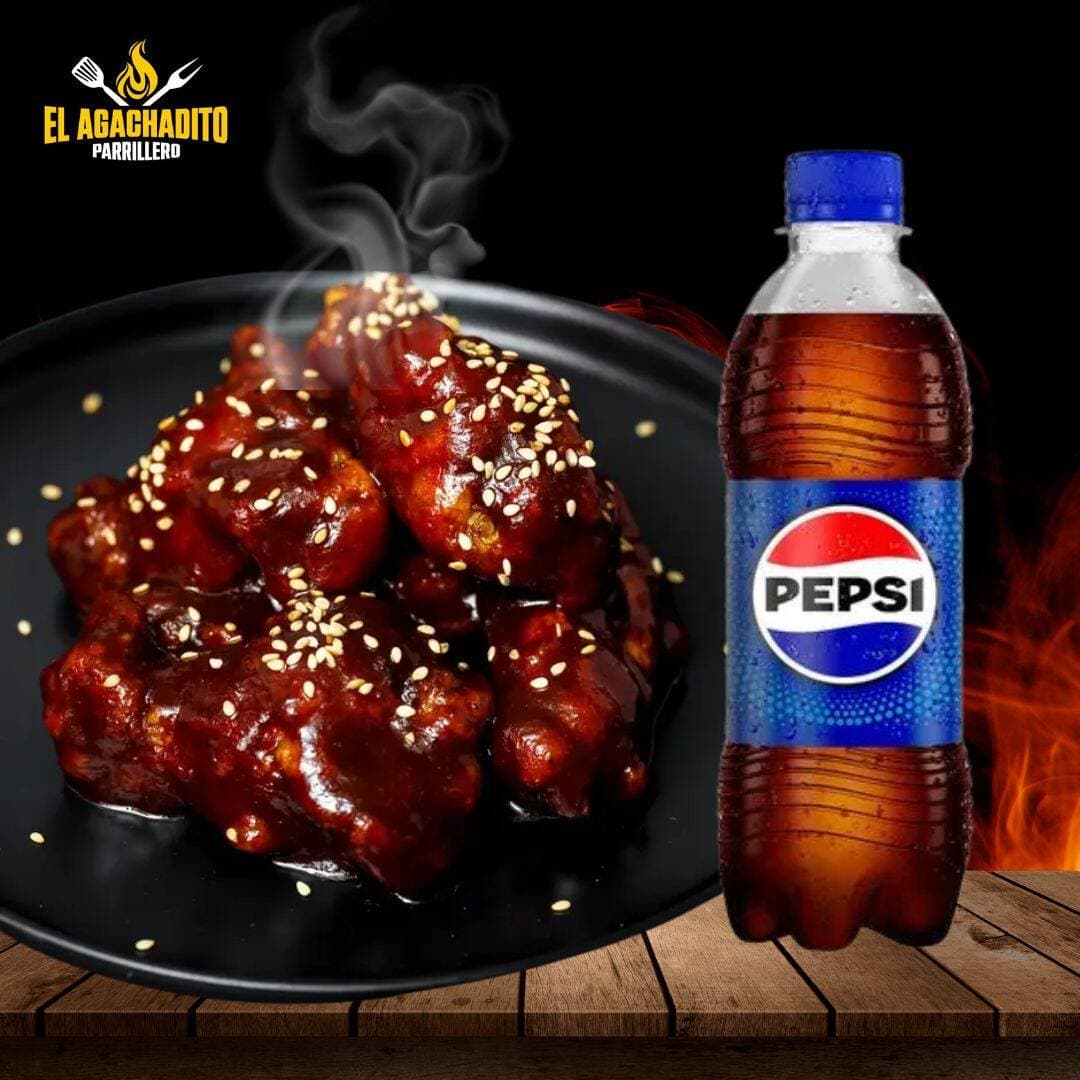 6 Alitas Bbq + Gaseosa