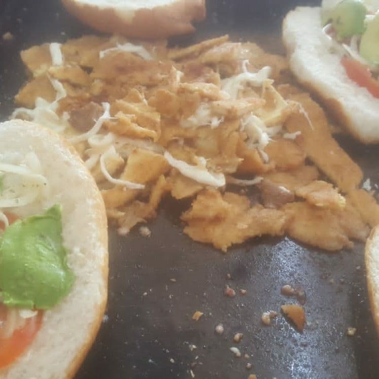 Pechuga empanizada con quesillo