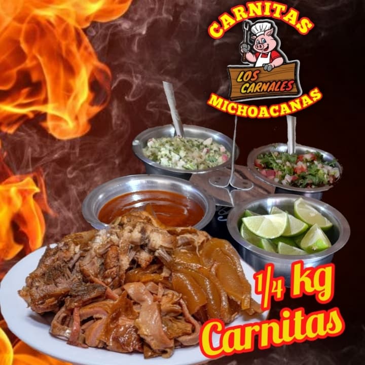 1/4 kg de Carnitas.