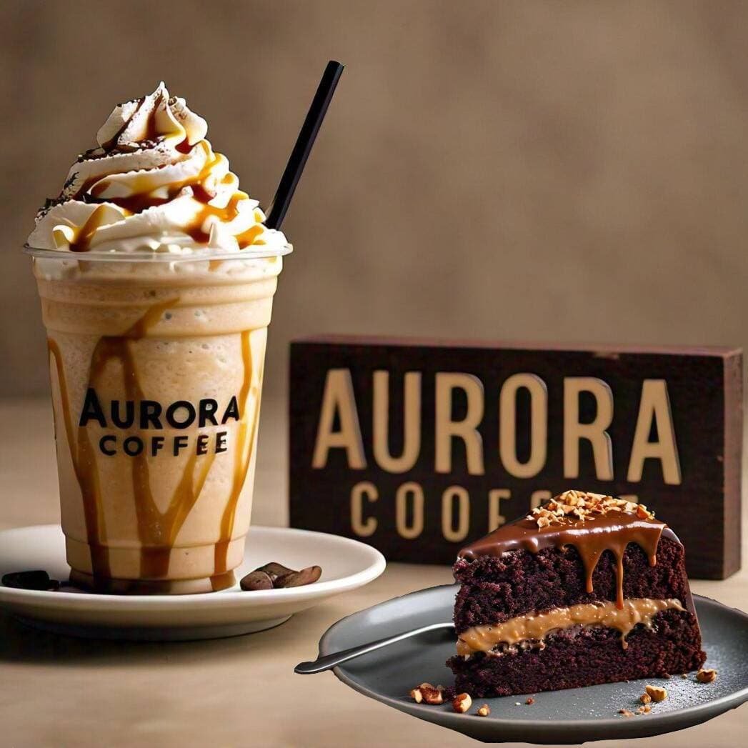 Frappe +porcion de Torta de Chocolate