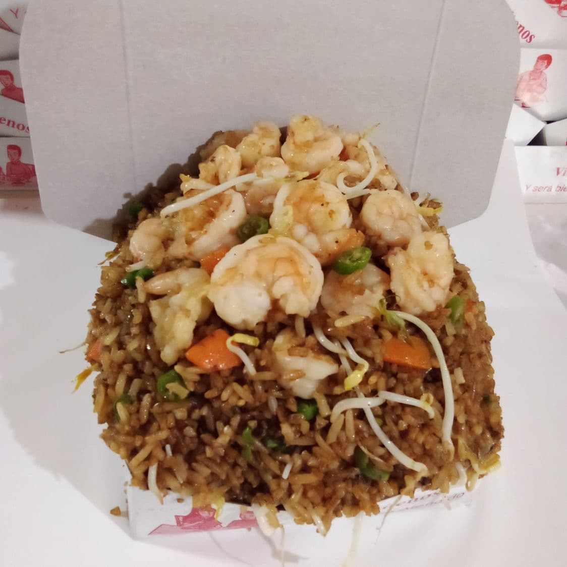 Arroz Chino con Camarones