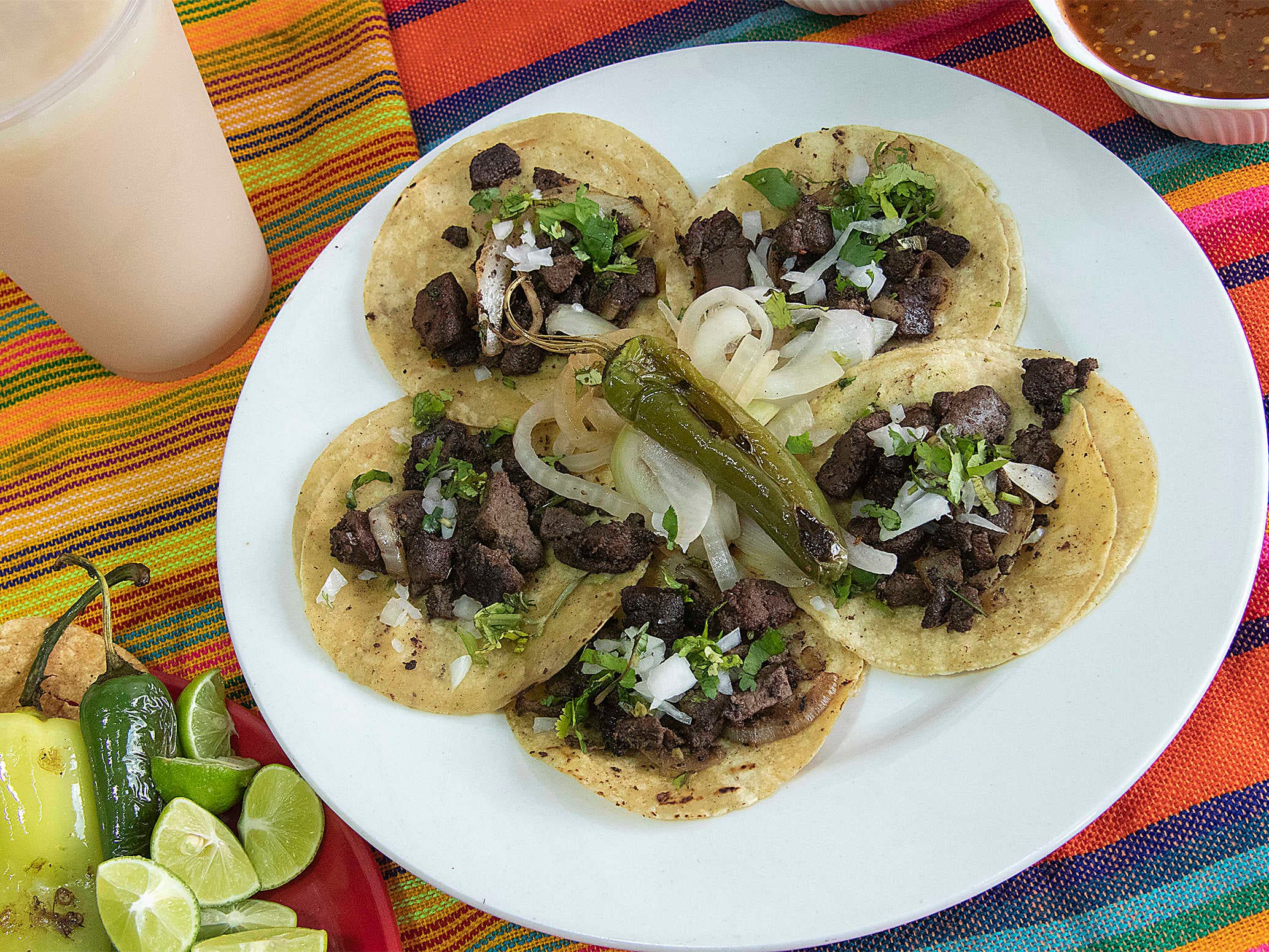 Tacos de Hígado Encebollado