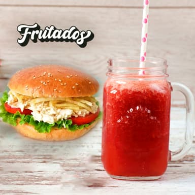 Jugo Clásico 1/2 L. + Pan con Pollo